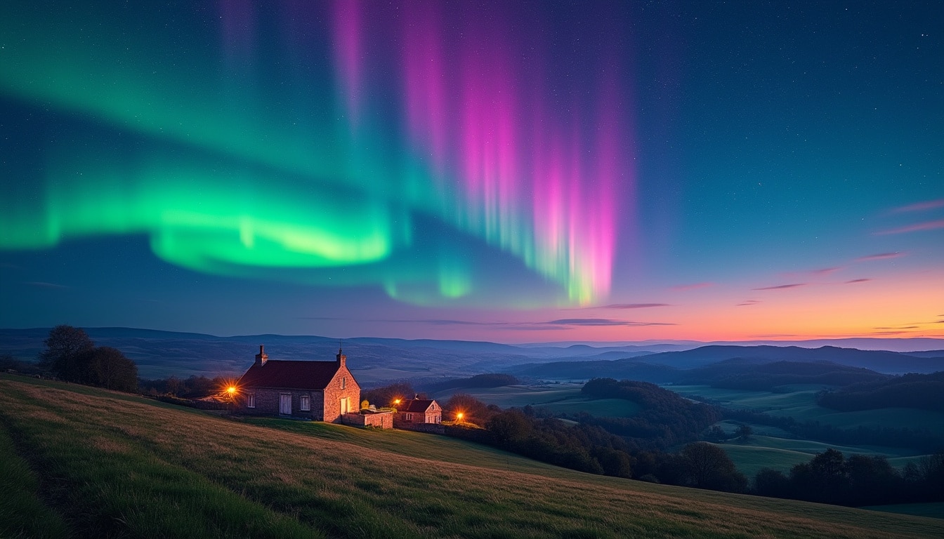 Aurores boréales depuis la France : ce qui les rend visibles