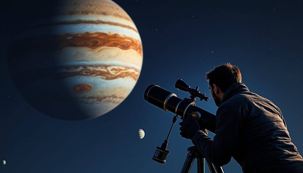 Observer Jupiter et ses satellites : la progression